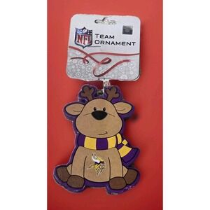 Minnesota Vikings Reindeer Foam Christmas Tree Hanging Ornament NFL Football